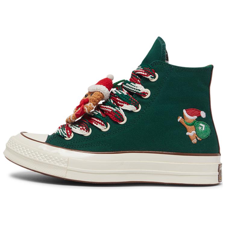 Converse Chuck 70 High 'Рождественский Пряник и Вязаный Носок - Полуночный Клевер' Женские A12455C