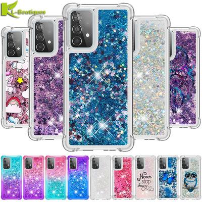 Для Samsung Galaxy A52S 5G SM-A528B чехол Динамический жидкий чехол для Samsung A 52S A52 A 52 S A12 A72 A22 A32 5G чехол для телефона