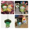 Cute Hello Kitty Broccoli Shrimp Plush Keychain Bag Charm Decoration