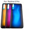 Новая задняя крышка для OPPO Realme 6 Pro RMX2061 RMX2063 Крышка аккумулятора Корпус Панель Дверца Запасные части