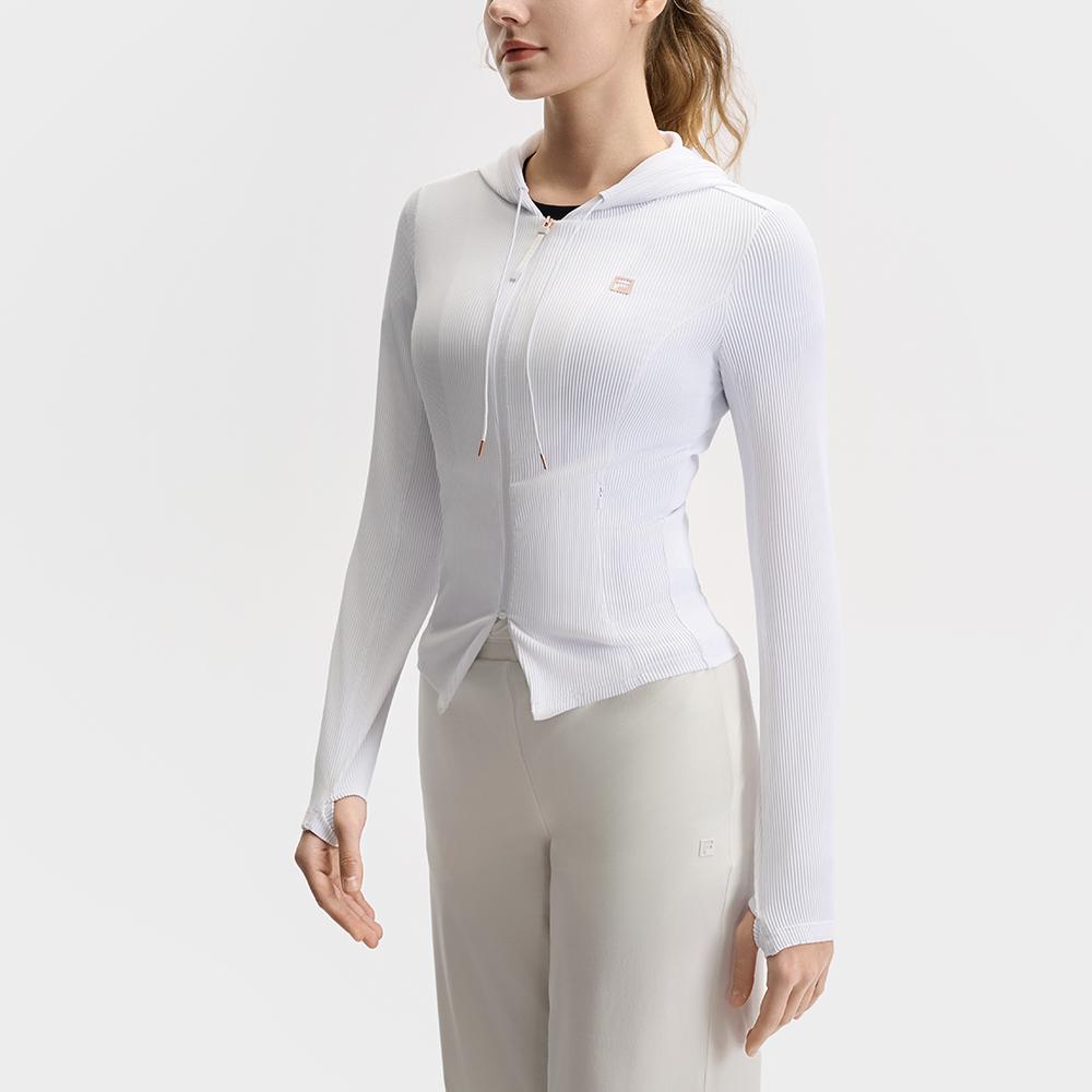 Новые куртки и пальто для фитнеса FILA, женские, нефритово-белые A11W521501F-WT
