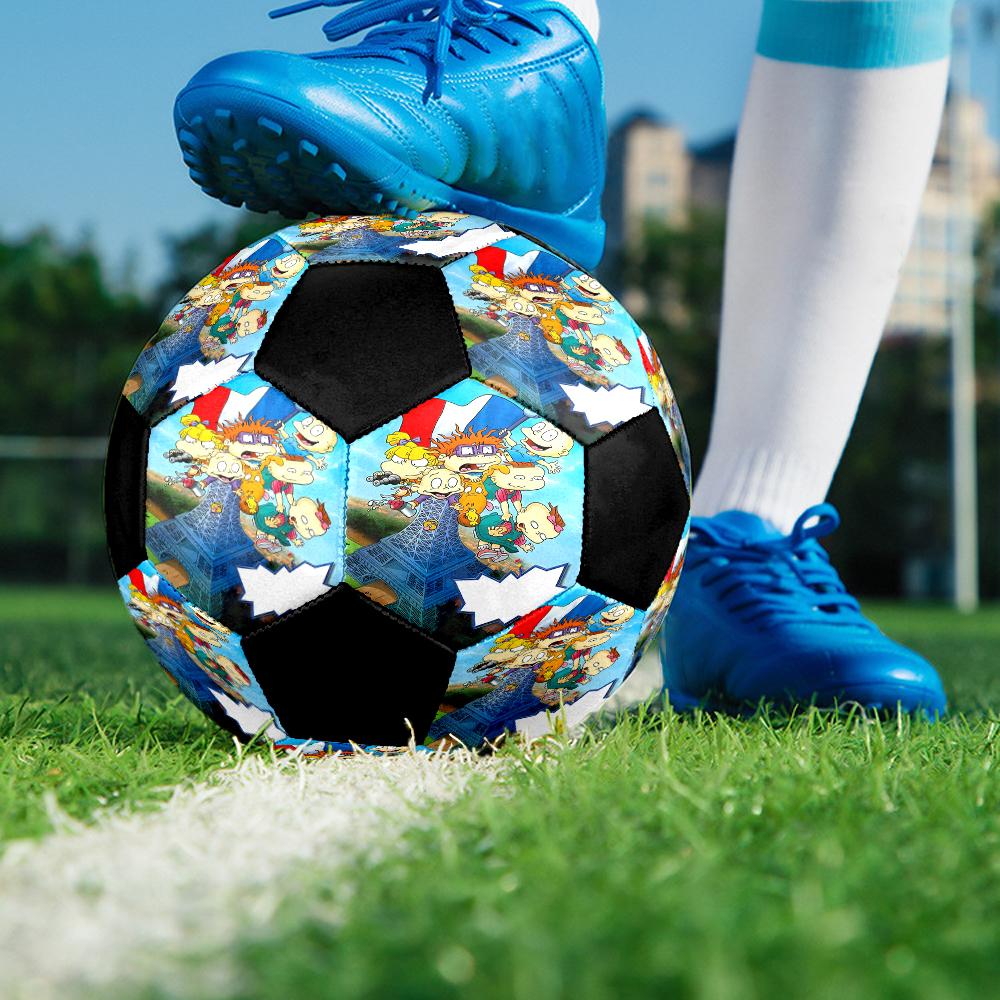 Rugrats Theme Size 5 Soccer Ball, Suitable for Both Indoor and Outdoor Matches, a Gift Suitable for Everyone.