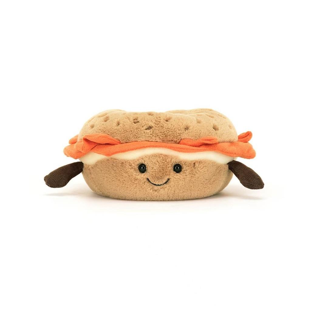 Rainbow Jellycat Amuseables Whale Plush Doll With Embroidery Design Gift For