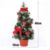 20/30/40cm Christmas Tree Tabletop Christmas Tree Hanging Decorations Pine Tree (Battery Not Included)