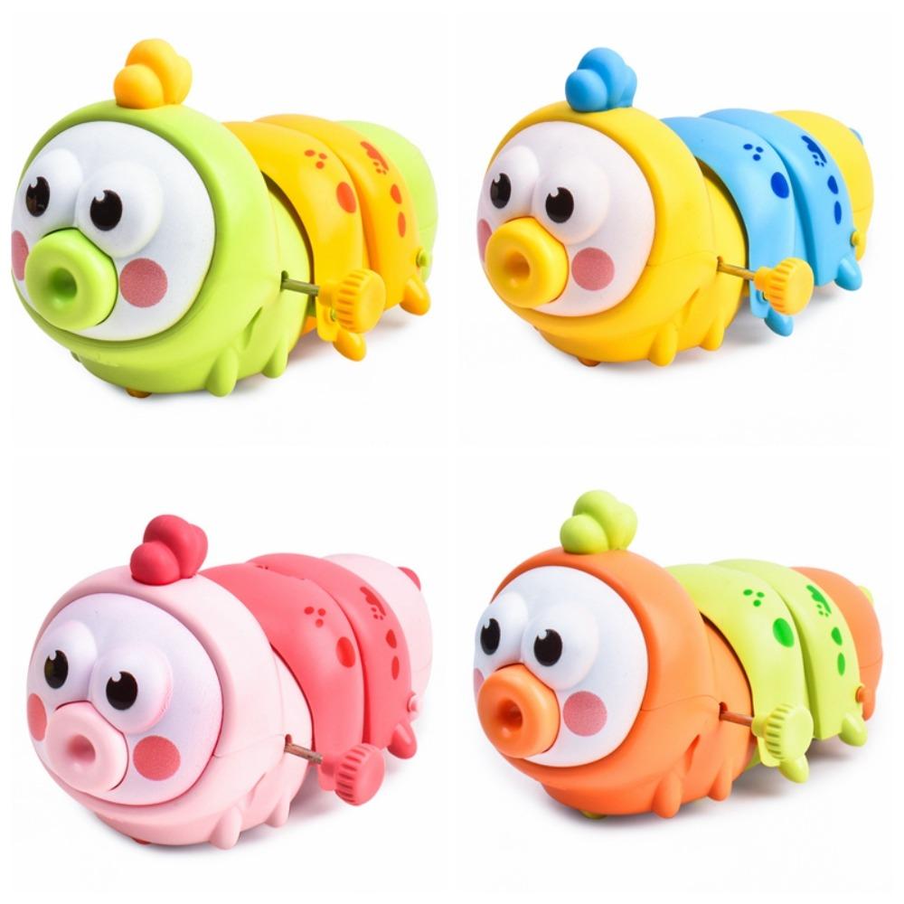 Telescopic Caterpillar Puzzle Winding Toy Chain Winding Wind-Up Crawling Toy  Children