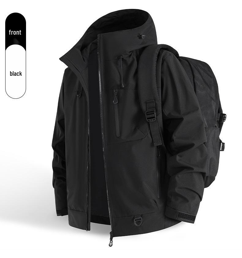 Мужская ветровка в американском стиле: Спортивная куртка для улицы, ветрозащитная и водонепроницаемая, для пар, весна/осень