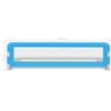 Toddler Bed Safety Rail 2 pcs Blue 150 x 42 cm