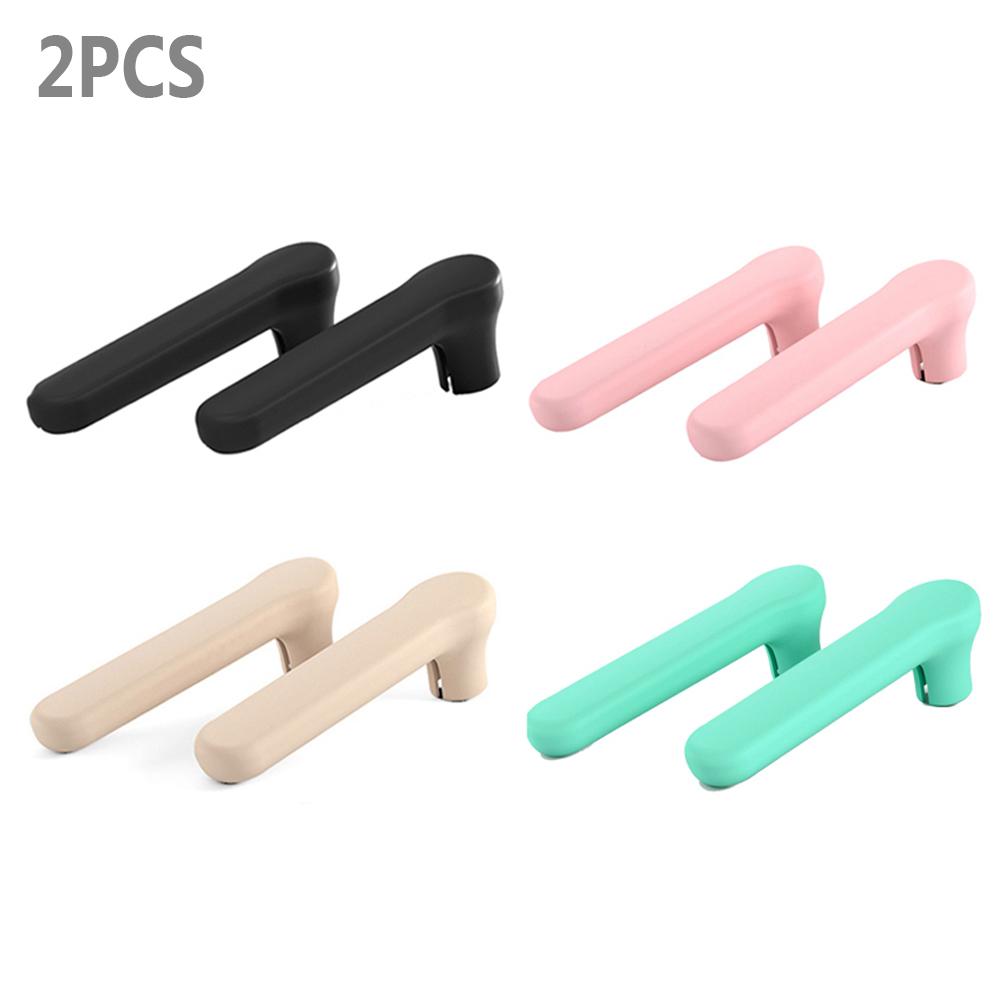 2PCS Living Room Static-free Anti-collision Door Knob Cover Handle Sleeve Silicone Wall Protector