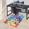 1pc Anime Pokémon Eevee Evolution Chair Mat - Office Desk Rug, Non-Slip Carpet for Home Decor, Gaming Room, Bedroom, Living Room, Birthday Gift, Seaso