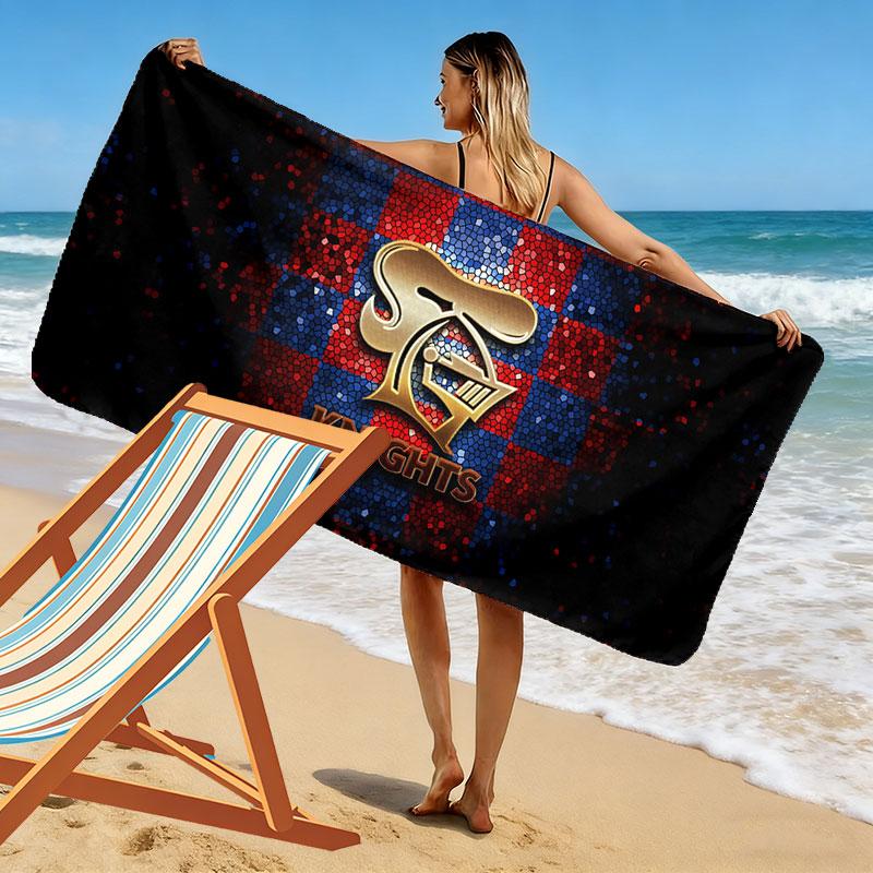 Newcastle United Print Beach Towel, Large Soft Quick Dry Towel for Beach Camping Swimming