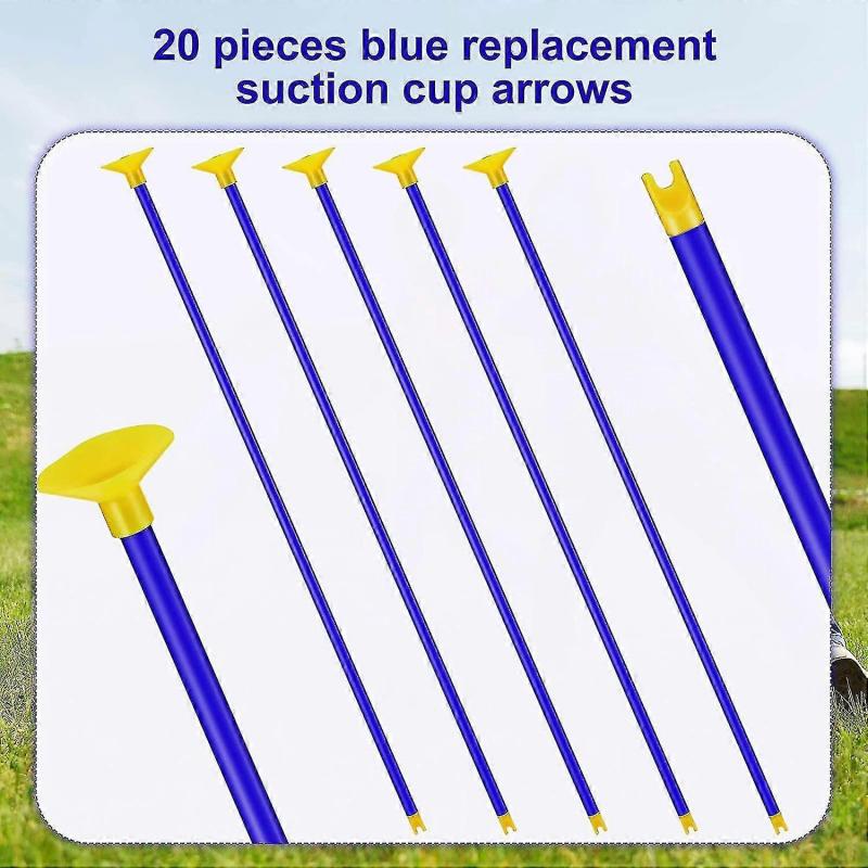 20 Pack Replacement Suction Cup Arrows, For Archery Set For Kids Zekai