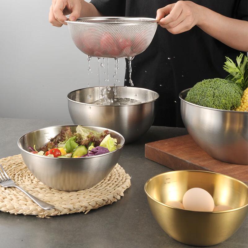 Утолщенная миска для смешивания из нержавеющей стали 304 Zhangxingzhe