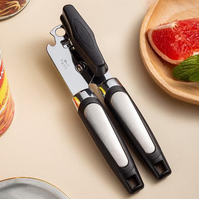 Профессиональный консервный нож из нержавеющей стали, открывалка для бутылок пива, вина, боковой вырез, ручной консервный нож, кухонные аксессуары, инструменты для обеденного бара