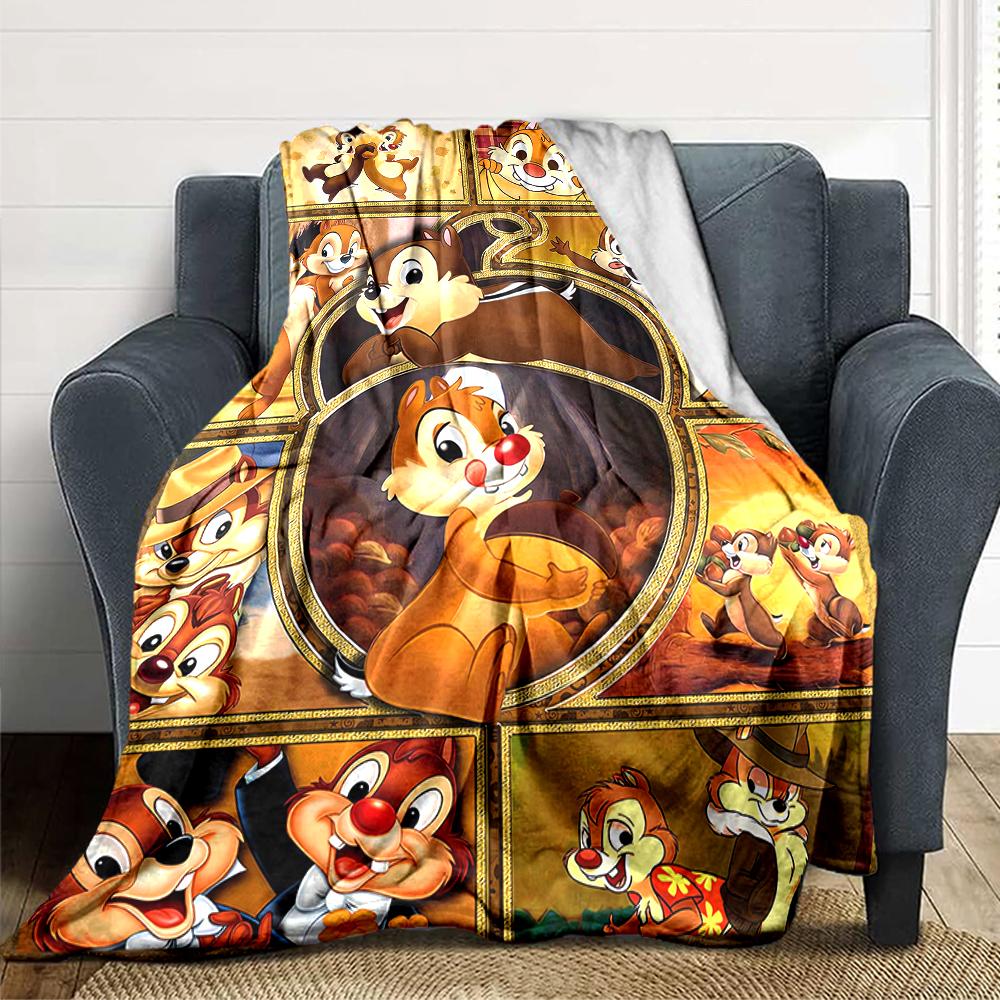 Chip Dale Adventures Blanket Soft Throw Blanket For Home Bedroom Bed Sofa Travel Office Solid Christmas Blanket