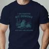 Summer Men T-Shirt Cartoon Elements Pattern Printed Fashion Leisure Sports Men's Round Neck T-shirt High Quality Men's Clothing