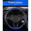 SEAMETAL Sport Steering Wheel Cover 38CM Anti Skid Steer Protector Universal Steer Wheel Cover with Massage Texture Sweatproof