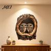 3D Owl Wall Decals Tree Hollow Sticker, Realistic Forest Animal Decal, Waterproof PVC Outdoor Weatherproof Murals Art Decor, Peel And Stick for Living