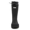 Akiriko Moz Rain Tight Hood TPE Urethane Size 23cm Boots, Mid-Length, Fit, & Drawcord, Material, Non-Slip Sole, Liner, Black,