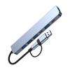 USB + Type C 2 Interface 7 in 1 USBC Hub Adapter Dock usb3.0+USB 2.0*2+SD+TF