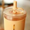 With Straw Clear Tumbler 710ml/24oz Iced Coffee Cup Smoothie Cup Water Bottle  Coffee Cup