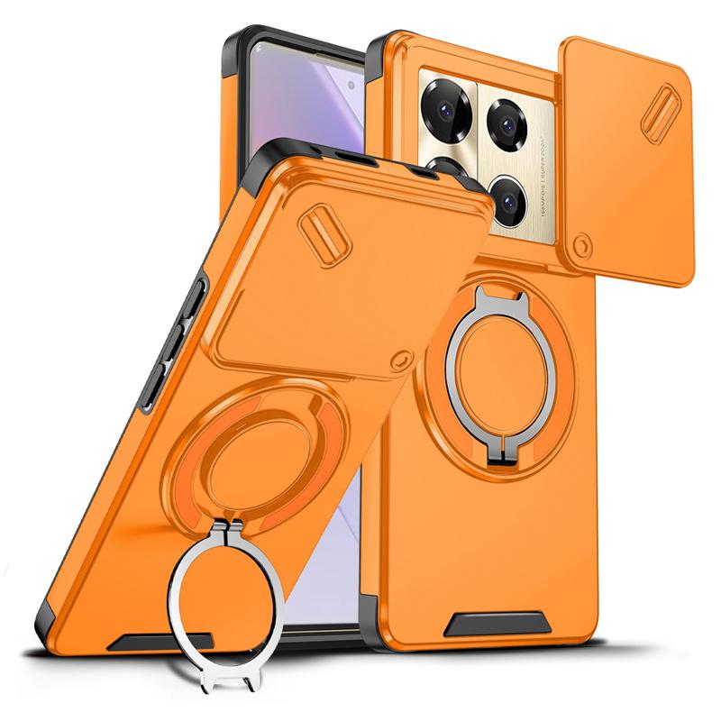 Противоударный бронированный чехол-слайдер для камеры для infinix Note 40 Pro 5G 4G 50 Pro+4 Plus GT 20 Pro с магнитным кольцом-держателем и защитой для объектива