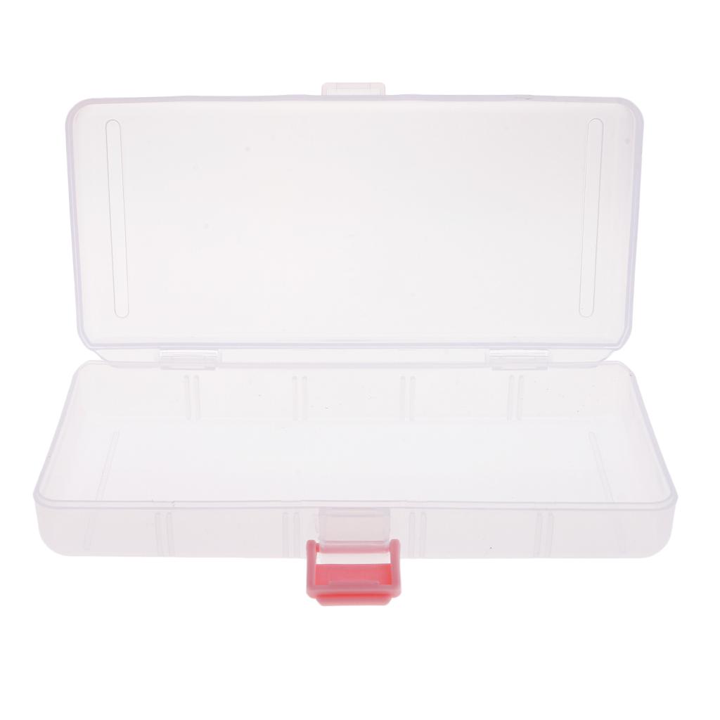 Прямоугольный пластиковый ящик для хранения электронных компонентов, оборудования, мелких деталей