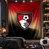 Wall Hanging Tapestry Bournemouth Football Print Cloth for Living Room Bedroom Home Decor