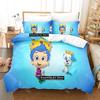 3D Print Bubble Guppies Bedding Set Single Twin Full Queen King Size Bed Set Adult Kid Bedroom Duvetcover Sets