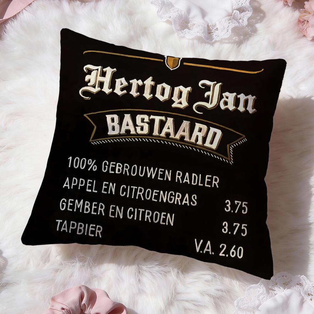 H-HERTOG JANS Наволочка Премиум Комфорт Двусторонняя Подушка - Дизайн Два в Одном для Любой Комнаты и Салона Автомобиля