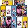 Чехол для телефона Samsung Galaxy S24 S23 iPhone 16 15 14 Xiaomi Redmi Note 13 12 11 8 Plus 10 9 Pro Max X XR A16 OPPO Huawei Minnie Cartoon Mouse Cover