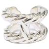 Hermes Ag925 Torsade Motif Osmoz Twist Parade Ring Ring 50 SilverUsed