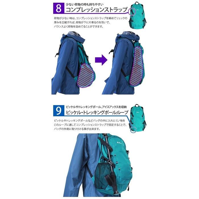 [Radweather] Backpack 40L Foldable Peacock Green