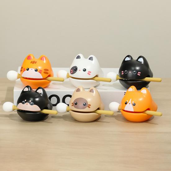 Игрушка деревянная рыба с изображением животных из мультфильма и молотком для детей и взрослых, для снятия стресса, медитации, успокаивающего ударного инструмента в виде дзен-барабана