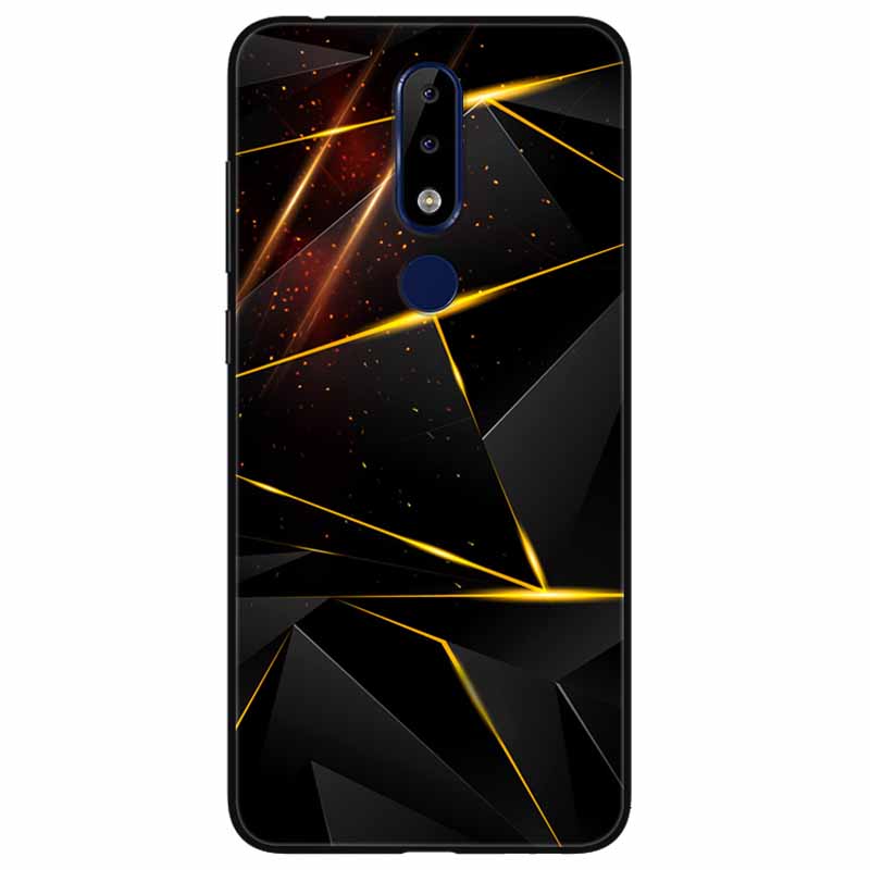 Для Nokia 5.1 Plus Чехол Мягкий Силикон Мультфильм Модный ТПУ Чехлы для Телефона для Nokia X5 Обложка 5.1Плюс Милый для NokiaX5 Защитный