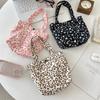 New Lightweight Handbag Fashionable Bento Bag Trendy Leopard Print Large Capacity Tote Bag Women