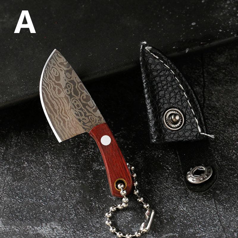Новое поступление, нож, кухонный нож, 1 шт., карманный чехол, брелок для ключей, мини-брелок для ключей с