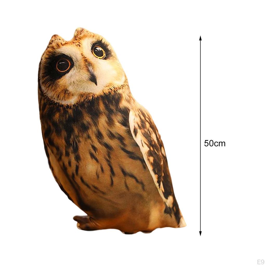 Мультяшная сова, плюшевая подушка, плед, декорация, мягкая игрушка для дивана, для вечеринок