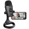 Roland USB Condenser Microphone for Android and with Switchable Directional for Content and Includes App To Level Up Your Streaming GOPODCAST iPhone,