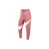 Nike Sportswear Swoosh Fleece Cuffed Knit Joggers Women Bottoms Light-Red Crimson CV8661-897