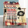 Son1 Personalized Text Blanket Multi-purpose Personalized Blanket Warmthful Decor Throw For Living Room Home Decor Couch Picnics Four Seasons Universa