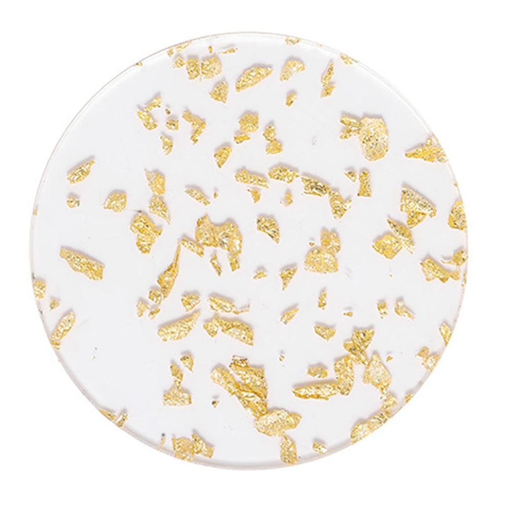 Coaster Kitchen Insulation Anti-scald Stable Anti-slip Gold Foil