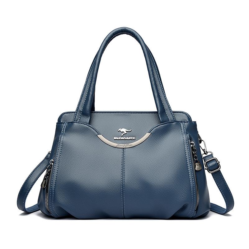 Простая женская сумка среднего возраста для мам, большая вместимость, сумка через плечо на одно плечо