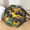 1pc Monster Jam Truck Party Plates Umbrella with Plastic Handle,Suitable for All Seasons Home Travel Outdoor UmbrellaDD632