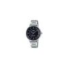 Casio LTP-VT03D-1B Аналоговые кварцевые женские часы Черный металлический ремешок Импортная модель
