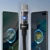 240W USB to Type C Super Fast Charging Cable QC 3.0 LED Digital Display Phone Charger Data Cord For Samsung Huawei OPPO