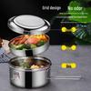 HUIHUADU Stainless Steel Round Bento Box