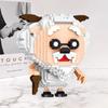 Lezi 8183 Old Smart Sheep Stupid Wolf Cartoon Animal Monster Pet DIY Mini Diamond Blocks Bricks Building Toy for Children No Box