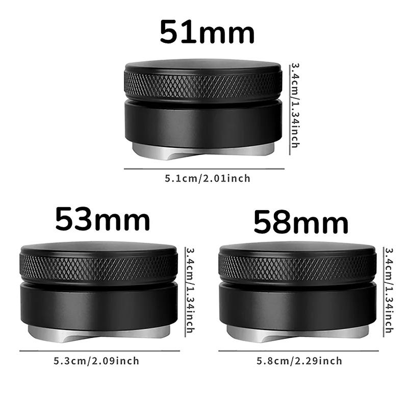 Дистрибьютор кофе, инструмент для раздачи эспрессо, выравниватель, 3 наклонных наклона, регулируемый тампер для ладони, подходит для портафильтра 51/53/58 мм