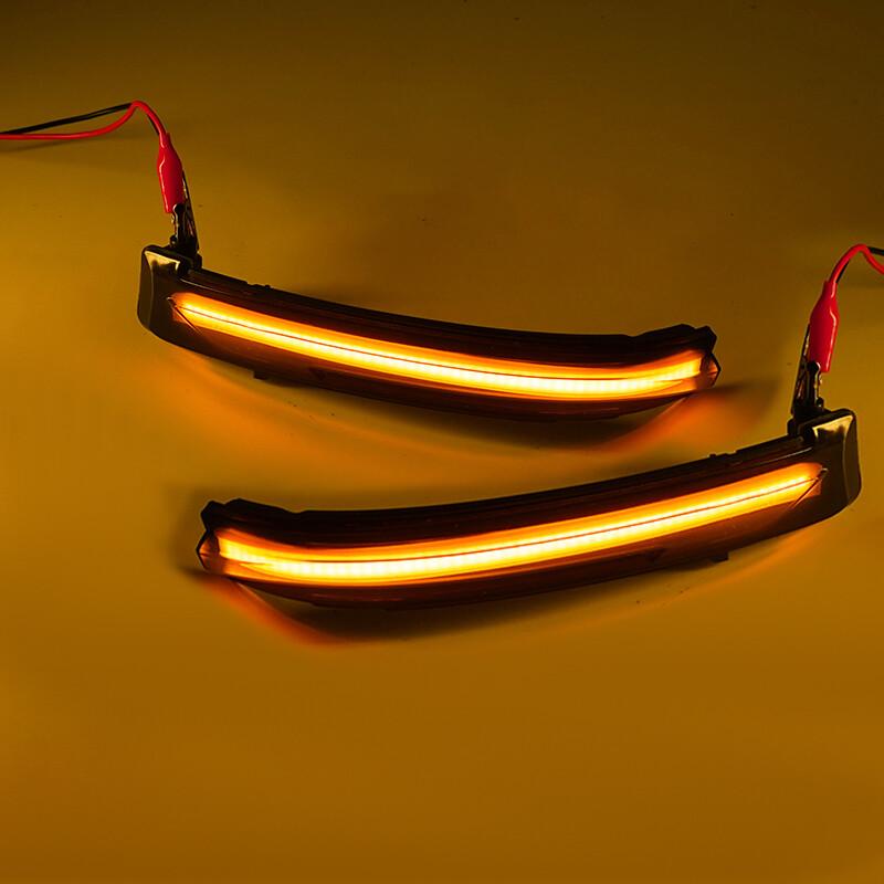 For Nissan X-Trail Rogue Qashqai Kicks LED Side Mirror Turn Light Sequential