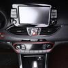 Carbon Fiber Dashboard Middle Air Condtioner Vent Cover Trim For Hyundai I30/I30 N 2017-2025 Car Interior Accessories LHD/RHD